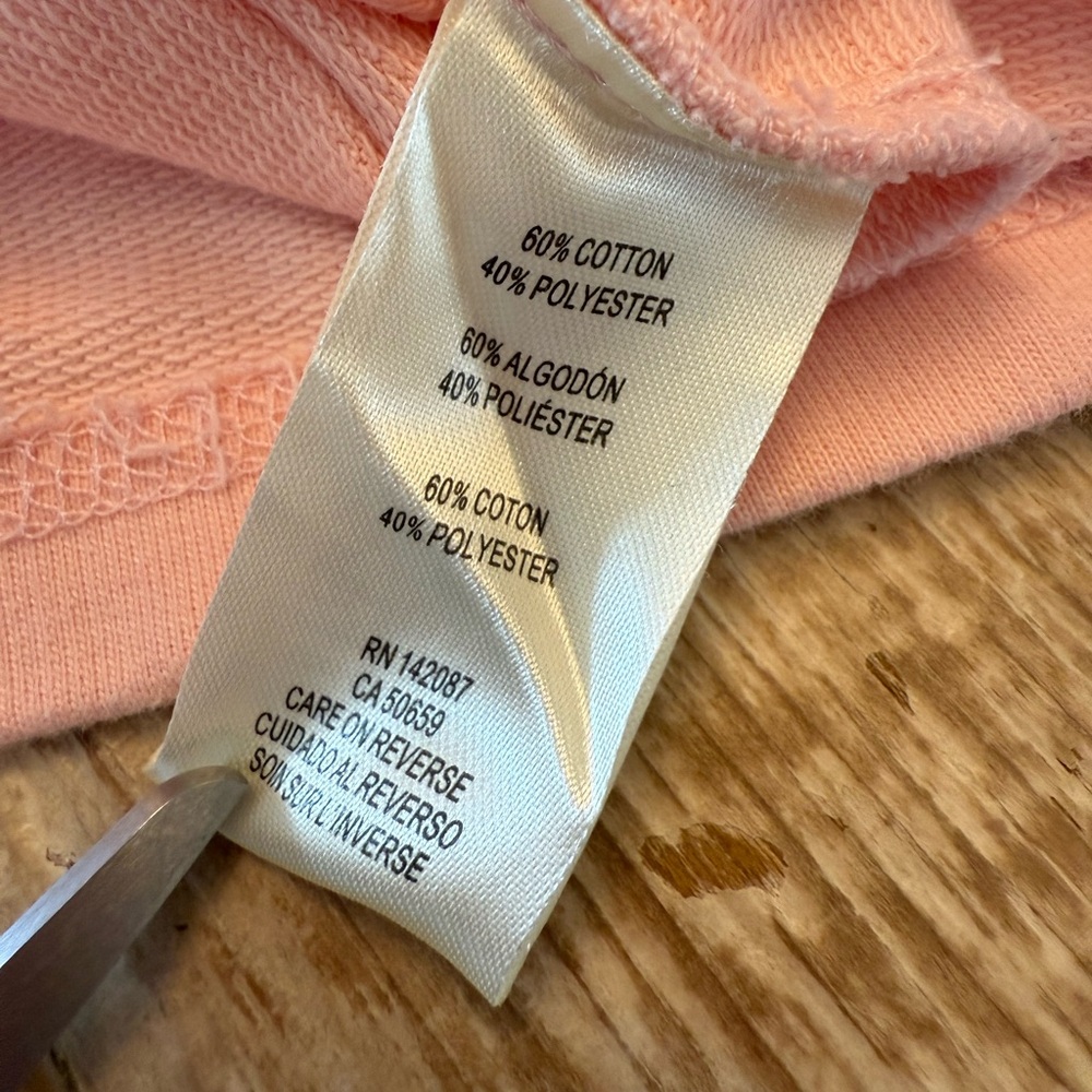 Simply Noelle Light Pink Hooded Zip Jacket L/XL - Picture 6 of 6